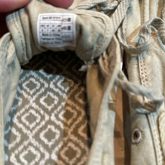 Sanuk Women's Pair O Sail, Olive Canvas, Size 9 - Picture 6 of 7